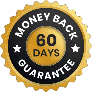 ViriFlow 60 day money back guarantee badge